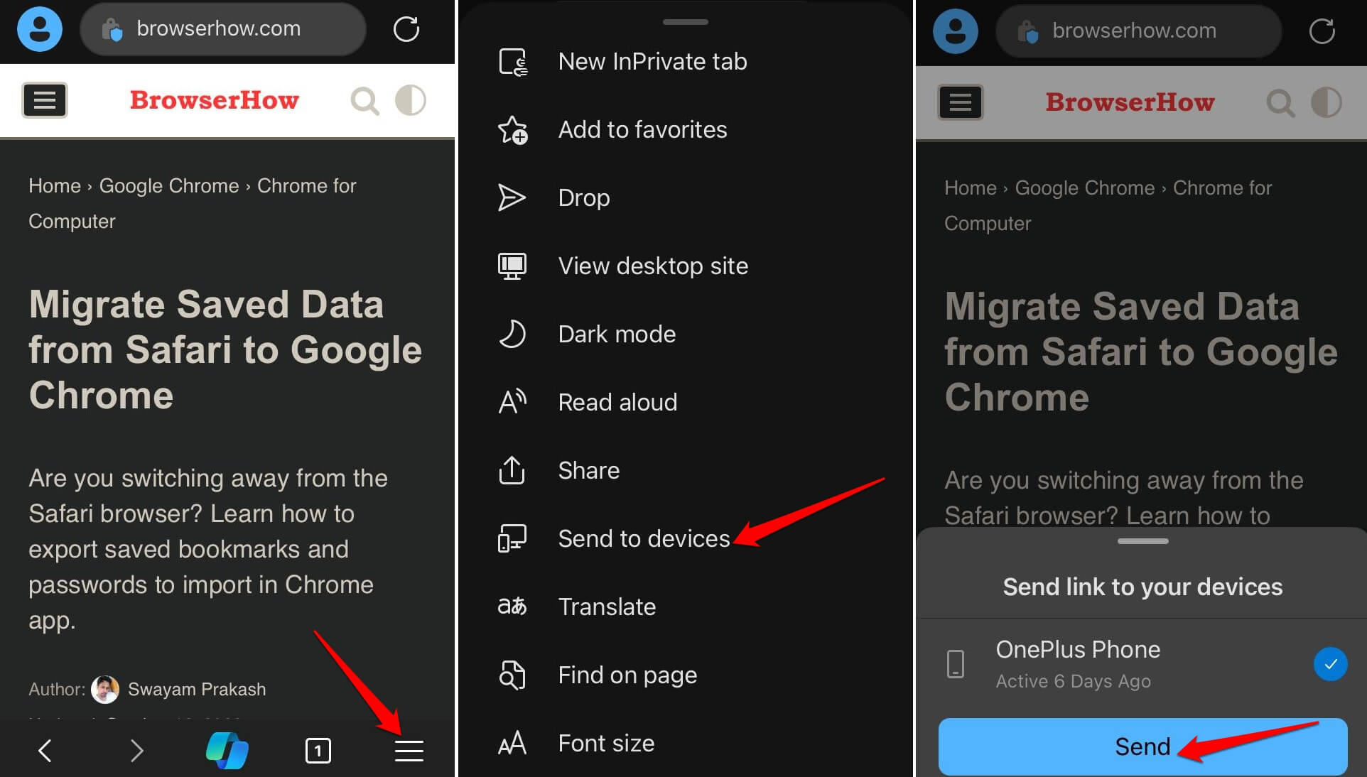 send-link-to-other-devices-from-iphone-on-edge send-link-to-other-devices-from-iphone-on-edge
