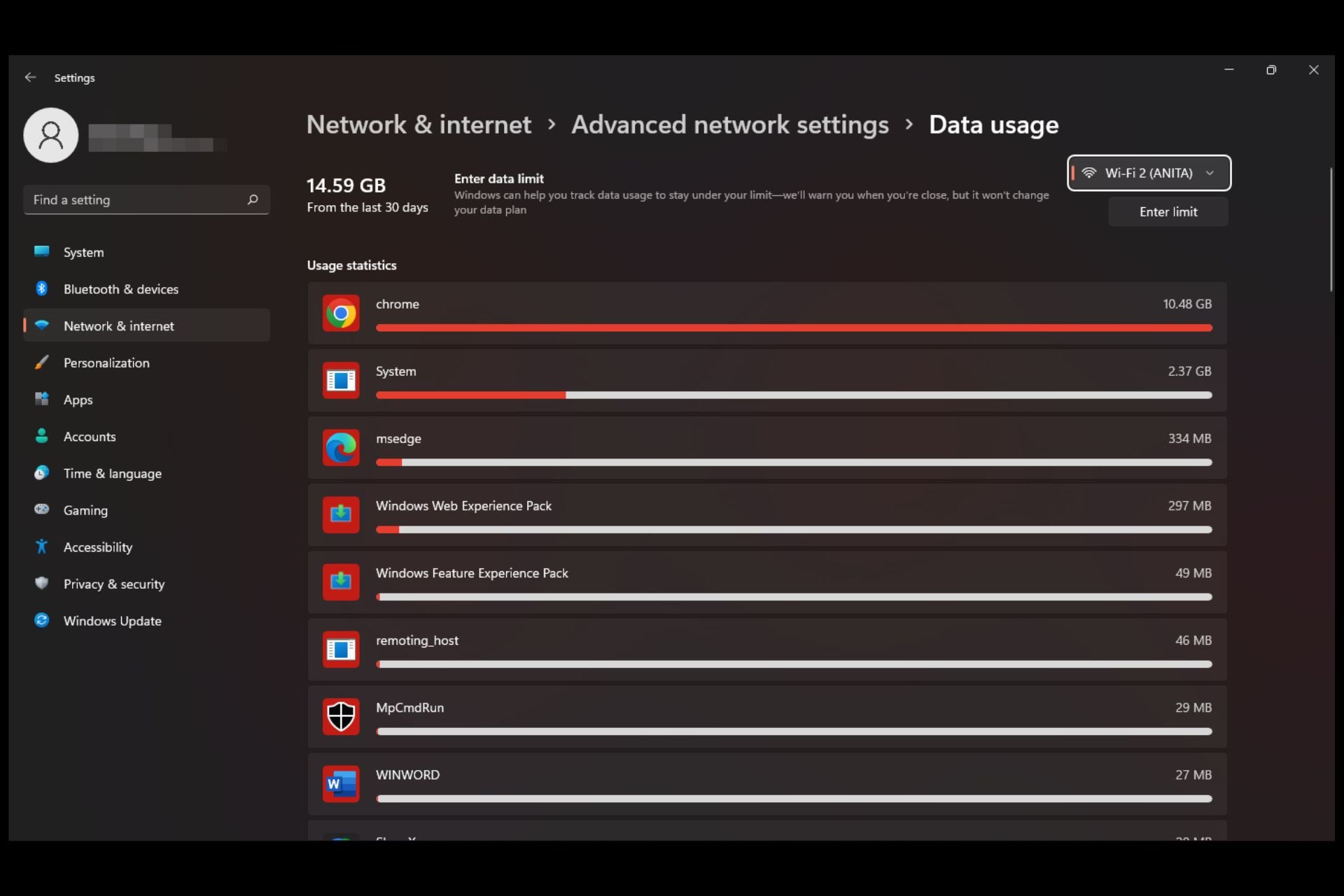 system-using-too-much-data-w11