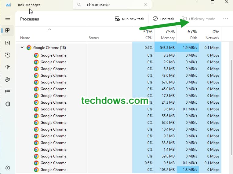 chrome-processes-running-in-task-manager-with-efficicency-mode-disabled