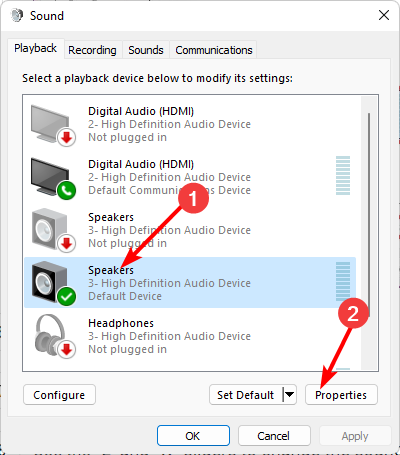 speaker-properties-dialog-box